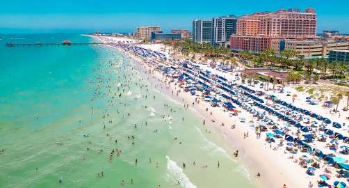  Clearwater Beach is the best places to live in florida for families near the beach