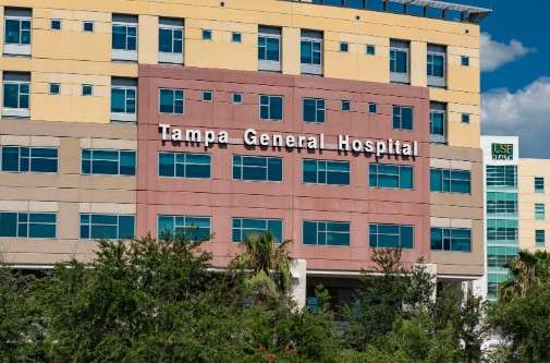 Tampa General Hospital- highest paying hospitals for nurses in fl